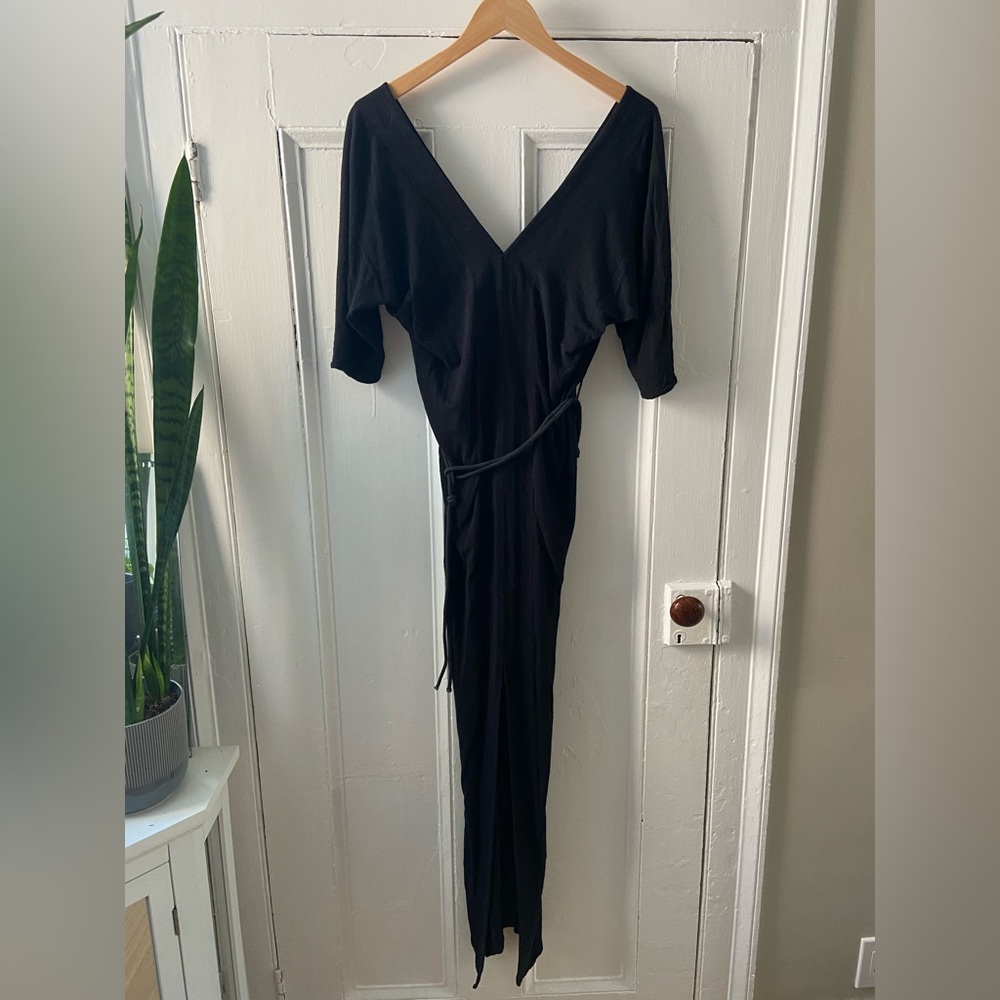 Diesel Womens Maxi Dress, black, size small